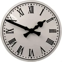 York Outdoor Clock Service white dial