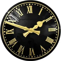 York Outdoor Clock Service dark dial