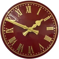 York Outdoor Clock Service red dial